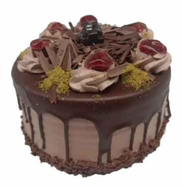 6-9 Kişilik Tatlı Kutlama Pastası Çikolatalı