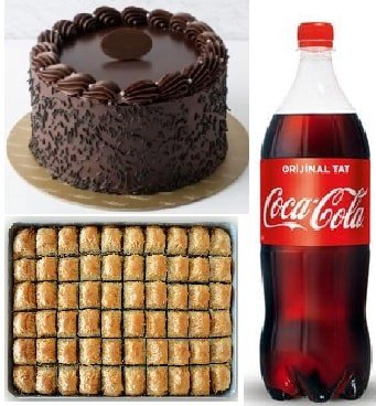 Akşam Keyfi Paketi: Pasta Baklava ve 1 Litre Cola İkilisi