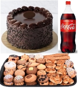 Haftalık İkram Paketi Yaş Pasta Kuru Pasta ve 1 Lt Kola