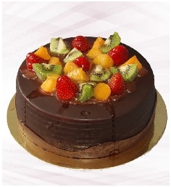 Hasbahçe 2-3 Kişilik Karışık Meyveli Ev Yapımı Tadında Pasta